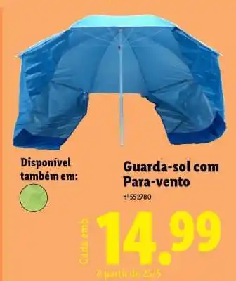 Guarda-sol com Para-vento