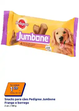 Action Snacks para cães Pedigree Jumbone Frango e borrego promoção