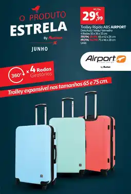 Auchan Trolley Rígido ABS AIRPORT promoção