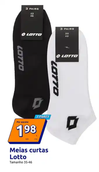 Action Meias curtas Lotto promoção