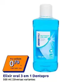 Action Elixir oral 3 em 1 Dentapro promoção