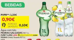 Auchan Água com Gás PEDRAS SALGADAS PET promoção