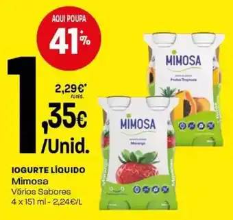 Iogurte líquido mimosa
