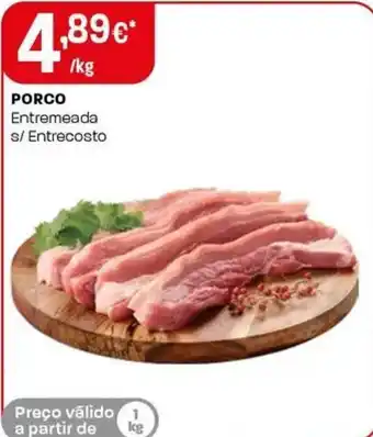 Intermarché Porco entremeada s/ entrecosto promoção
