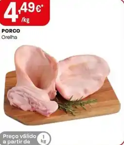 Intermarché Porco orelha promoção