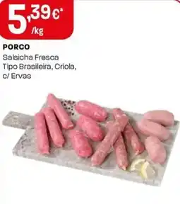 Intermarché Porco Salsicha Fresca Tipo Brasileira, Criola, c/ Ervas promoção
