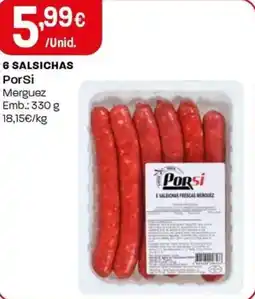 Intermarché 6 salsichas porsi merguez promoção