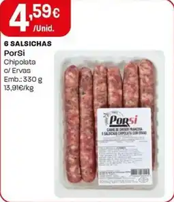 Intermarché 6 salsichas porsi promoção