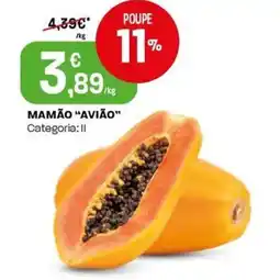 Intermarché Mamão "avião" promoção