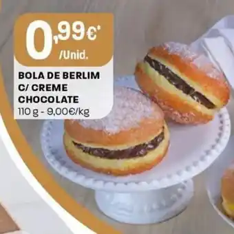 Intermarché Bola de berlim c/ creme chocolate promoção