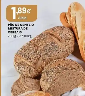 Intermarché Pão de centeio mistura de cereais promoção