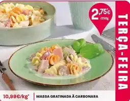 Intermarché Massa gratinada a carbonara promoção