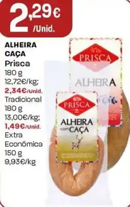Intermarché Alheira caça prisca promoção