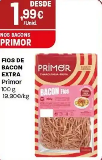 Intermarché Fios de bacon extra Primor promoção