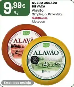 Intermarché Queijo curado de vaca Alavão promoção