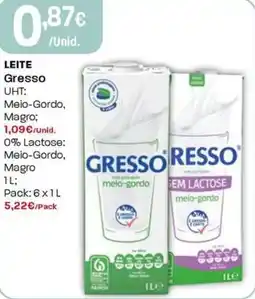 Intermarché Leite Gresso promoção
