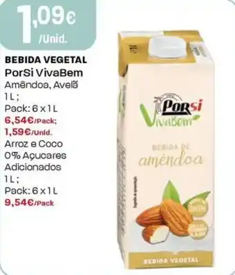 Intermarché Bebida vegetal porsi vivabem promoção