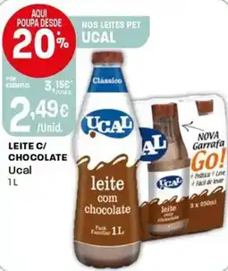 Intermarché Leite c/ chocolate Ucal promoção