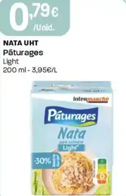 Intermarché Nata uht Pâturages promoção