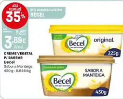 Intermarché Creme vegetal p/barrar Becel promoção
