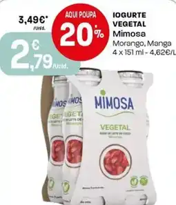 Intermarché Iogurte vegetal Mimosa promoção