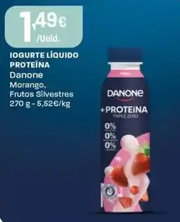 Intermarché Iogurte líquido proteína Danone promoção