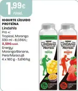 Intermarché Iogurte líquido proteína Lindahls promoção