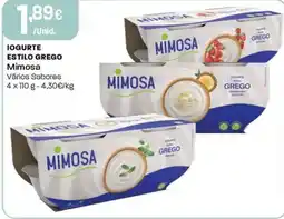 Intermarché Iogurte estilo grego mimosa promoção