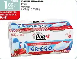 Intermarché Iogurte tipo grego PorSi promoção