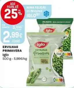 Intermarché Ervilhas primavera Iglo promoção