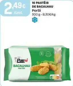 Intermarché 10 pastéis de bacalhau PorSi promoção