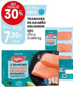 Intermarché Tranches de salmão selvagem Iglo promoção