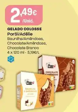 Intermarché Gelado colosse porsi/adélie promoção