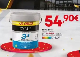 Bricomarché DYRUP Tinta 3 em 1 promoção
