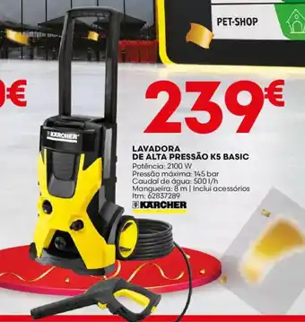 Bricomarché Lavadora de alta pressão k5 basic promoção