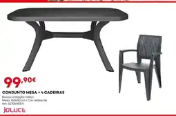 Bricomarché Conjunto mesa +4 cadeiras promoção