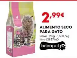 Bricomarché Alimento seco para gato peixe promoção