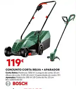 Bricomarché Conjunto corta relva + aparador promoção