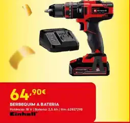 Bricomarché Berbequim a bateria promoção