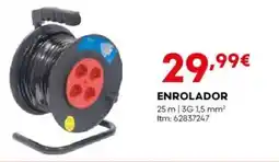Bricomarché Enrolador 25m promoção