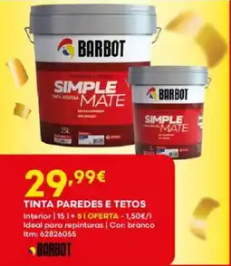Bricomarché Tinta paredes e tetos promoção