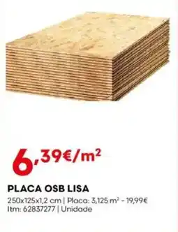Bricomarché Placa osb lisa promoção