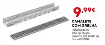 Bricomarché Canalete com grelha promoção