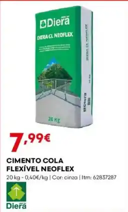 Bricomarché Cimento cola flexível neoflex promoção