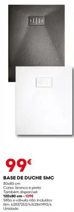 Bricomarché Base de duche smc promoção