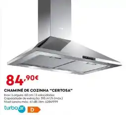 Bricomarché Chaminé de cozinha "certosa" promoção