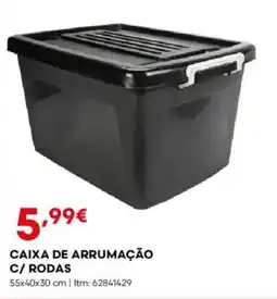 Bricomarché Caixa de arrumação c/ rodas promoção