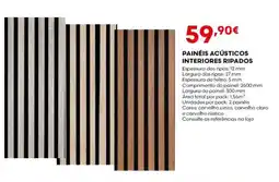 Bricomarché Painéis acústicos interiores ripados promoção