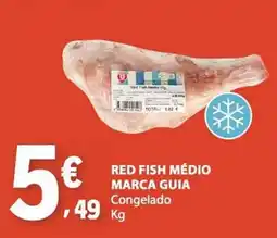 E.Leclerc Red fish médio marca guia congelado promoção