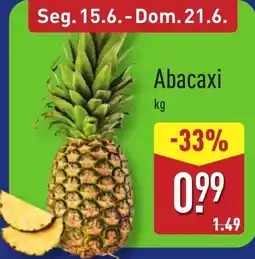 ALDI Abacaxi promoção